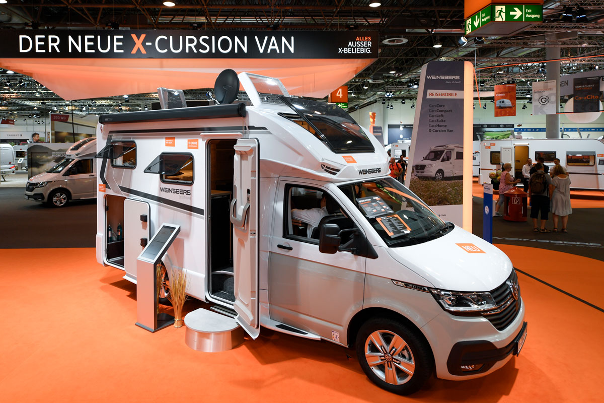 Caravan Salon Düsseldorf, Weinsbergs neuer X-Cursion Van